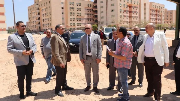 النعماني يتابع مشروعات جامعة سوهاج الجديدة