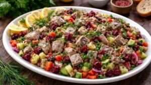 طريقة عمل سلطة الرنجة لشم النسيم