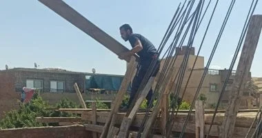 حملة لإزالة مخالفات البناء في حي الهرم