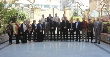 زيارة طلاب جامعة العاصمة إلى مركز غنيم بجامعة المنصورة