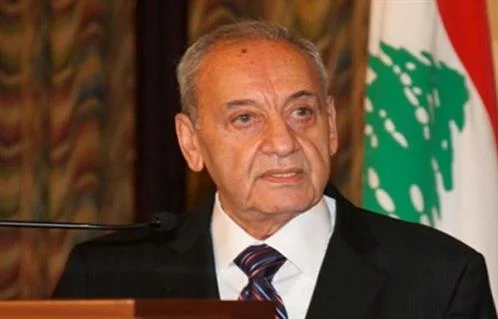 إنجازات رئيس البرلمان اللبناني بشأن الخط الأزرق