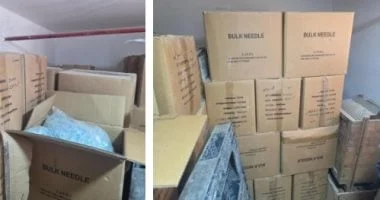 كشف مخزن سموم في برج العرب: إحباط بيع 2 مليون قطعة طبية