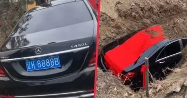 دفن سيارة مرسيدس في جنازة بالصين يثير جدلًا واسعًا