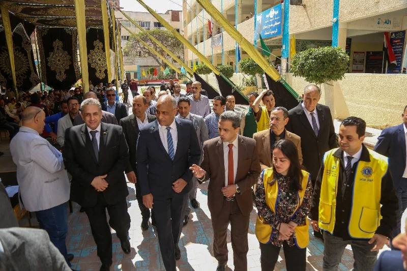 محافظ كفر الشيخ يتفقد المبادرة الرئاسية لعلاج العيون