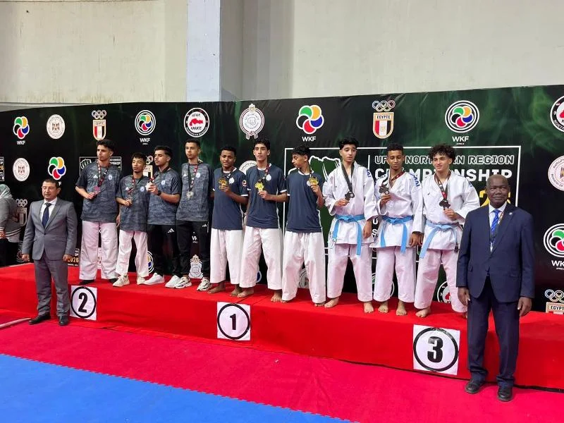 محافظ كفر الشيخ يهنئ أبطال الكاراتيه