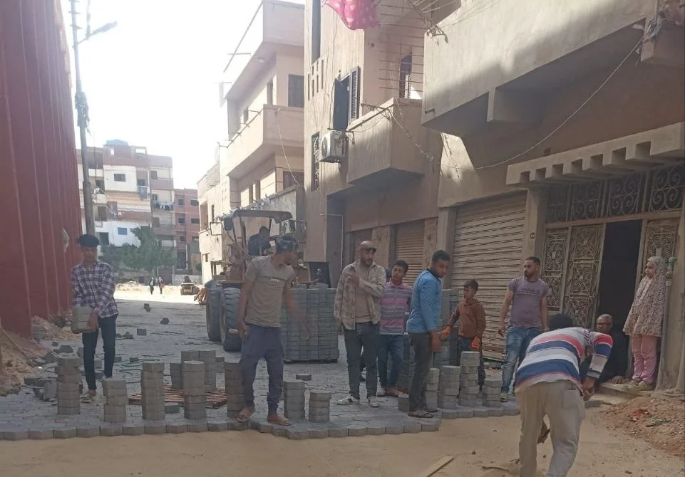 تطوير شوارع كفر الحوت بتكلفة 7.9 مليون جنيه
