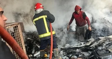 السيطرة على حريق بمخلفات قمامة في المنوفية