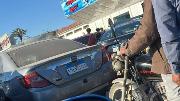 إصابة سيدة وإتلاف سيارات في حادث مطعم بالإسماعيلية