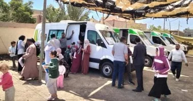 خدمات طبية مجانية في قرية 78 بمركز الحامول