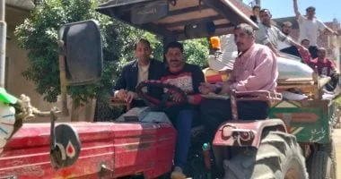 استعادة محصول قمح مسروق في الزقازيق