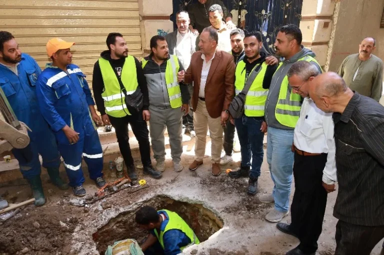 حل مشكلة ضعف المياه في ميت حبيش البحرية