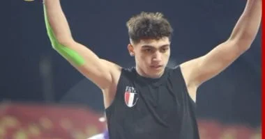 محمد أسامة يحصد ذهبية رمي الرمح في البطولة العربية