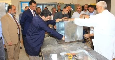 جولة تفقدية لمدير تعليم سوهاج في مدرسة الميكانيكية