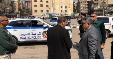 تحسين السيولة المرورية بالشيخ حسانين بالدقهلية