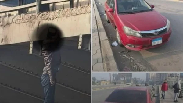 تفاصيل وفاة شاب على كوبري المظلات