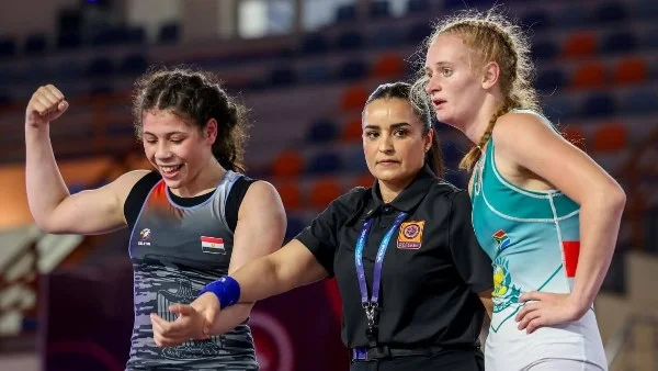 منتخب مصارعة السيدات يحقق ميداليتين في البطولة الإفريقية