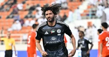 محمد النني في مواجهة حاسمة مع الجزيرة أمام بني ياس