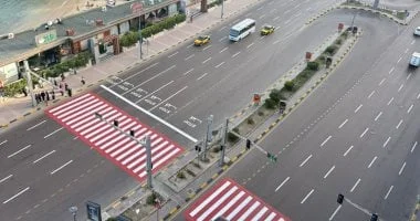 انتهاء أعمال التخطيط الأرضي بكورنيش الإسكندرية