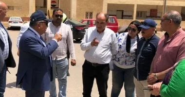 محافظ الدقهلية يتفقد مجمع المدارس بالجلاء