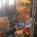 السيطرة على حريق في محل بمول في حلوان