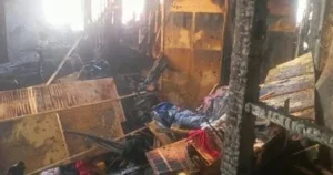 السيطرة على حريق في محل بمول في حلوان