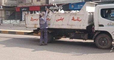 رفع 2029 طنًا من القمامة في كفر الشيخ