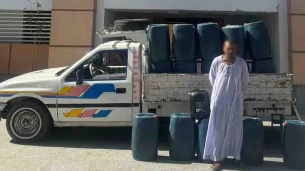ضبط سيارة محملة بـ 775 لتر سولار في الأقصر