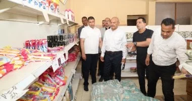 محافظ السويس يتفقد فرع دلتا ماركت لمتابعة الأسعار