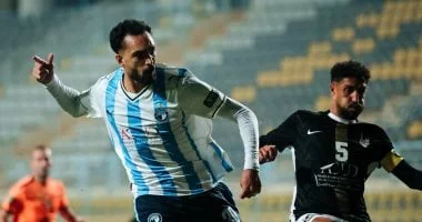 مصطفى زيكو يسجل هدف بيراميدز الثاني في إنبي