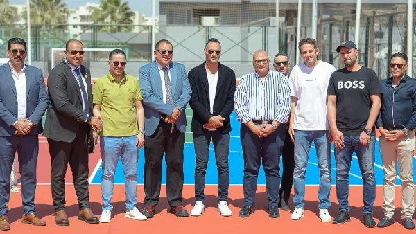 افتتاح الملعب المتعدد بمركز التنمية الشبابية في الشيخ زايد
