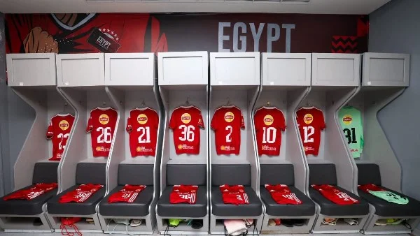 غرفة ملابس الأهلي قبل قمة 132 ضد الزمالك