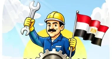 كاريكاتير اليوم السابع يحتفي بعيد عمال مصر