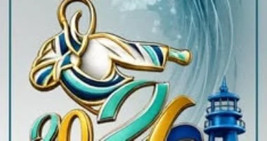 منارة الإسكندرية تبرز شعار بطولة البحر المتوسط للكاراتيه
