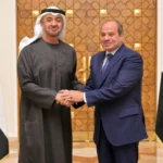 استقبال السيسي لشيخ الإمارات وجلسة مباحثات موسعة