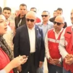زيارة ميدانية لمخازن الهلال الأحمر في العريش