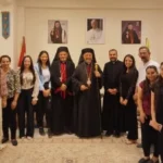 لقاء البطريرك الأنبا إبراهيم إسحق بمسؤولي مكتب التنمية