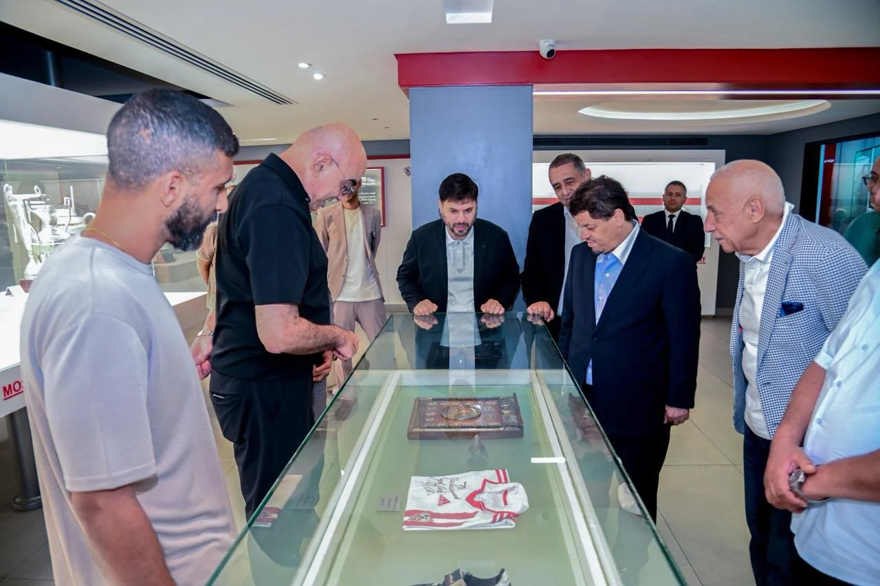 الزمالك يستقبل وفد نادي الوفاق الليبي