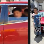 ضبط طفل يقود سيارة برعونة في الإسكندرية