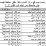 شاشات عرض بمراكز شباب الإسماعيلية لمساندة المنتخب الوطني
