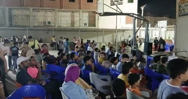 جماهير الإسكندرية تتوافد لمشاهدة مباراة مصر وبلجيكا