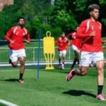 أجواء حماسية في العريش قبل مباراة مصر وبلجيكا