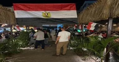 فرحة المصريين في الدقهلية بعد هدف إمام عاشور