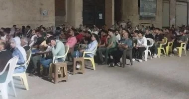 الشراقوة يتابعون مباراة مصر وبلجيكا في كأس العالم