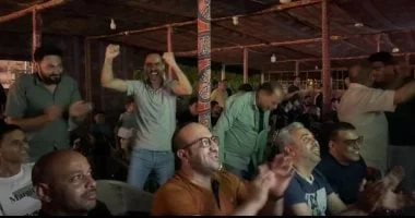 فرحة في سيناء بتعادل منتخب مصر مع بلجيكا
