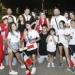 احتفال الوزراء والمشاهير بأداء منتخب مصر أمام بلجيكا