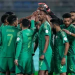 السعودية تتفوق على أوروجواي في الشوط الأول