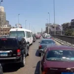 ازدحام مروري في شوارع القاهرة والجيزة صباحاً