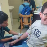 الفحص الطبي للاعبي كرة اليد بنادي كفر الشيخ