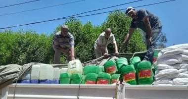 حملة رقابية بالمنوفية لضبط أسمدة مجهولة المصدر