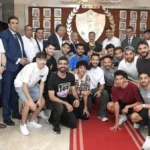 تكريم محافظ بورسعيد لأبطال المصري بعد الفوز بكأس العاصمة